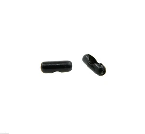 10 Black Ball Chain Snap Connector Clasps - Fits 2.4mm #3 Chains - Made in USA - Picture 1 of 2