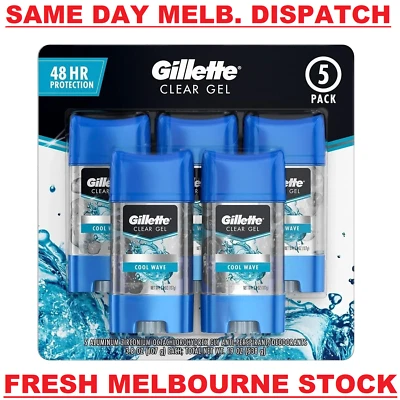 Gillette Endurance Clear Gel Deodorant Cool Wave,Long-lasting Odour Control AUS - image 1 of 4