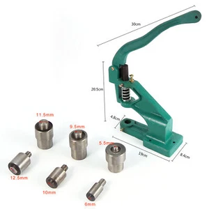 3 Die Press Punch Machine Grommet Eyelet Hand Tool For Banner Flag DEK - Picture 1 of 12
