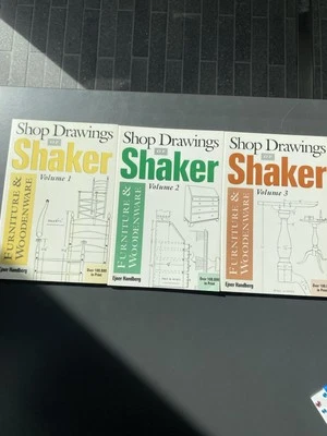 Tienda 1973 dibujos de muebles y artículos de madera Shaker Vols 1-3 Ejner Handberg Foto 1 de 3