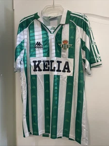 Real Betis Kappa Home 95-97 Retro Football Soccer Jersey Men’s X Large - Picture 1 of 6