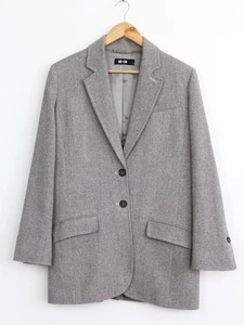 ME+EM Women’s Gray Relaxed Blazer Jacket, Size 12 - Picture 1 of 8