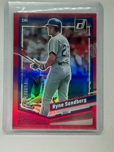 Ryne Sandberg 2023 Donruss Baseball - Holo Red (1588/2023) - Chicago Cubs - Picture 1 of 2