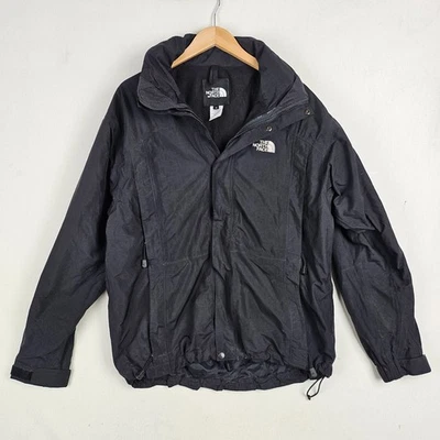 The North Face Mens Jacket Medium Black Mountain Hyvent Hooded - Image 1 of 4