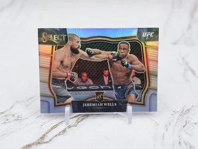  2023 Panini Select UFC Jeremiah Wells RC Octagonside Silver Prizm SSP #221 - Image 1 of 2