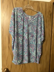 Dear Scarlett Sadie Oversized Top Emerald, Mint Pink Size XL NWT - Picture 1 of 6