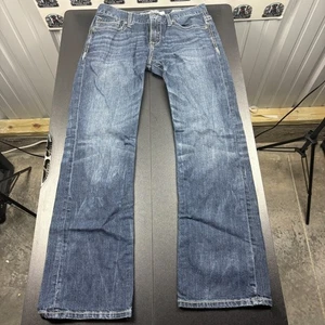Pantalones de mezclilla BKE Aiden rectos para hombre talla 31R lavado medio estilo ABM21097 - Imagen 1 de 7