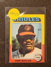 1975 Topps Mini Baltimore Orioles #382 Don Baylor 