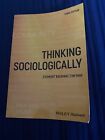 Thinking Sociologically By Zygmunt Bauman English Paperback Book