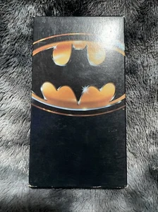 Batman VHS Movie 1989 Michael Keaton Jack Nicholson Tim Burton DC Used Tested - Picture 1 of 6