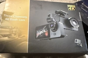Dash Cam Front and Rear Inside, 4K Full HD OPEN BOX - Picture 1 of 3