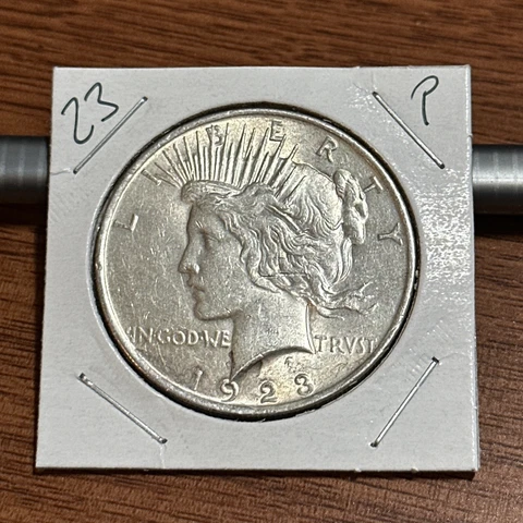 1923 Peace Silver Dollar FREE SHIPPING Cover