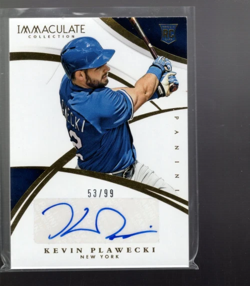 B4279- 2015 Immaculate Collection #159 Kevin Plawecki RC Auto /99 - NM-MT - Image 1 of 2