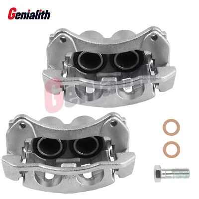 2x Front Disc Brake Calipers w/Bracket for Ford Explorer 1995-2001 4.0L 5.0L - Image 1 of 4