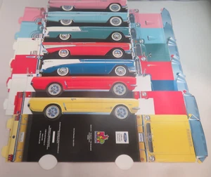 7 Kid Stuff Marketing Cardboard Classic Chevy Bel Air, Ford Mustang, Thunderbird - Bild 1 von 20