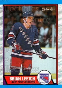 1989-90 O-Pee-Chee #136 Brian Leetch - Picture 1 of 1