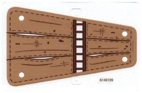 LEGO Star Wars - Plastic Roof for Set 75148 - Dark Tan / Clear