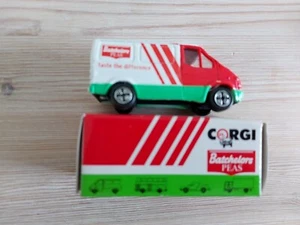 Corgi Ford Transit Bachelors Peas Van boxed limited edition .1985  - Picture 1 of 5