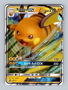 POKEMON RAICHU GX SM213 Promo HOLO RARE NM - Picture 1 of 2