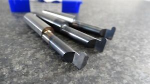 LOT OF 3 NEW! SCT SOLID CARBIDE +ALTIN FULL RADIUS GROOVING TOOLS .125" GROOVE