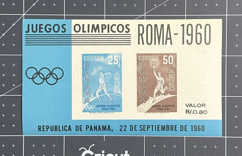 PANAMA 1960 OLYMPIC GAMES S/S  SC#C237A MNH SPORTS (P-AL) Cover