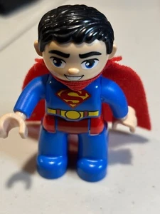 Lego Duplo Superman Marvel Super Hero Mini Figure with cape - Picture 1 of 2