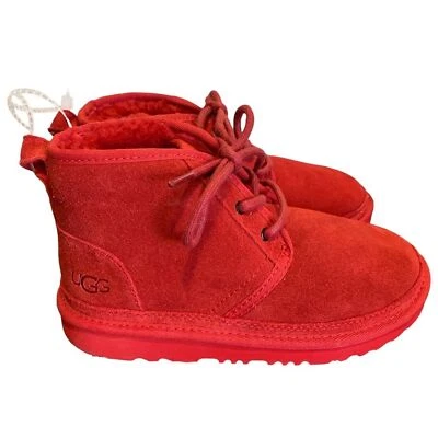 UGG NUEVO Unisex Neumel II Botas Chukka Boot Rojo Talla 2 Juvenil Foto 1 de 4