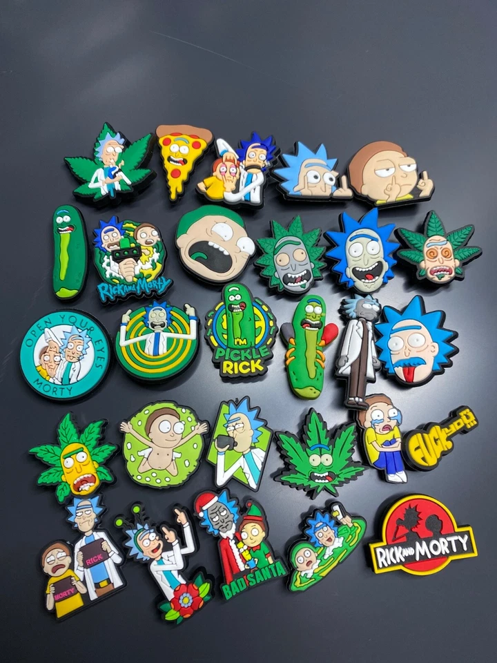 SAND Shoe charms fit croc charms anime mario pac man rick morty horror tupac