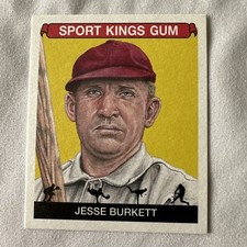 JESSE BURKETT 2020 SPORT KINGS GUM #58 Short Print Mini Baseball Card