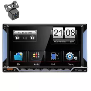 Pantalla Táctil 7 Pulgadas CarPlay Android Auto Coche Radio Estéreo GPS Bluetooth con Cámara - Imagen 1 de 24