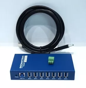 ADVANTECH B+B SMARTWORX BB-USH207 HUB DIN-RAIL INDUSTRIALE 7 PORTE USB 3.0 - Foto 1 di 6