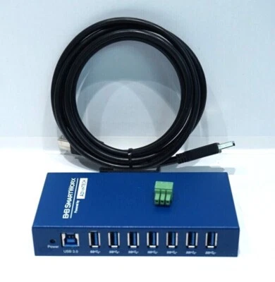 HUB USB 3.0 ADVANTECH B+B SmartWorx BB-USH207 INDUSTRIAL 7 PUERTOS DIN-RAIL Foto 1 de 4