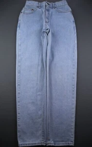Vintage Women's Lee High Rise Tapered Mom Jeans USA Made Size 11M (27x30) - Picture 1 of 10