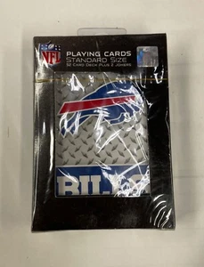 Brandneu offizielle NFL Buffalo Bills Spielkarten 52 Karten + 2 Joker Reg Deck - Bild 1 von 1