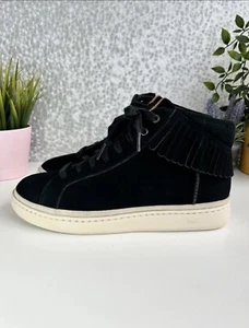 UGG Cali Hi Top Fringe Boots UK Size 8 - Picture 1 of 17