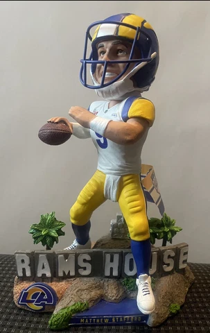 Matthew Stafford Los Angeles Rams Rams House Bobblehead NFL (Exclusive /322) Cover