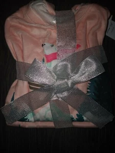 Girls justice 2pc cozy skiing polar bear sleep set size 7 new  - Picture 1 of 2