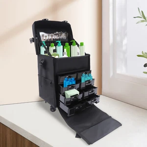 Kosmetikkoffer Visagistenkoffer Kosmetik Trolley Schminkkoffer Tätowieren Beauty - Bild 1 von 23
