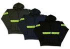 Hoodie Reflective High Visibility Hi Vis Safety Zip Front Work Clothes Uniform 