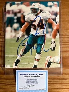 8x10 Autographed Photo Miami Dolphins Zach Thomas - Picture 1 of 2