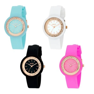 Liu Jo Dancing Teen Orologio da donna in gomma con cristalli girevoli - Immagine 1 di 2