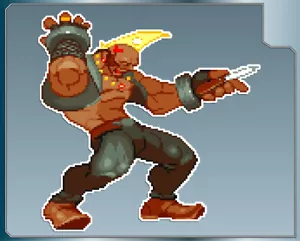 BIRDIE from Street Fighter Vinyl Aufkleber #2 Auto LKW Aufkleber Street Fighter Aufkleber - Bild 1 von 1