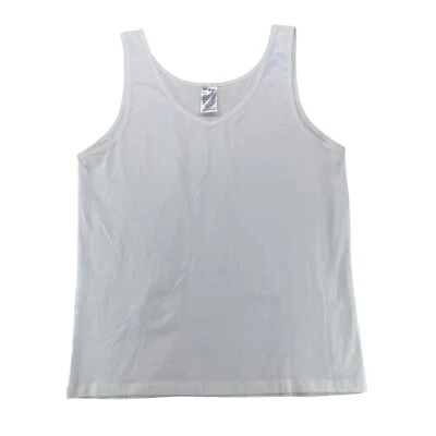 Camiseta sin mangas Ulla Popken talla grande 28/30 blanca pulóver capa camisa mezcla de algodón Foto 1 de 4