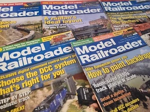 Lot of 5 Model Railroader Magazines (2004 - 2006) Backdrops, Ohio Southern - Imagen 1 de 5