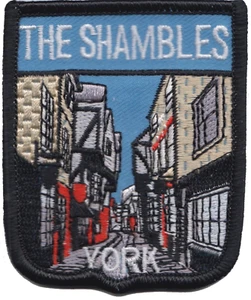 The Shambles York Yorkshire Embroidered Patch - Picture 1 of 3