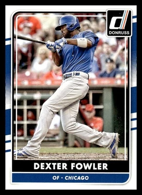 2016 Donruss No114 Декстер Фаулер Chicago Cubs - Изображение 1 из 2