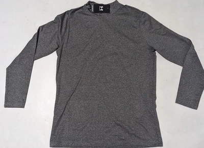 Under Armour ColdGear Fitted Mock 1345703 019  man LS grey shirt sz L Brand  New - Image 1 of 3