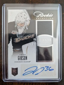 2013-14 Panini Rookie Anthology - Rookie Selection John Gibson #187/249 (AU,RC) - Bild 1 von 7