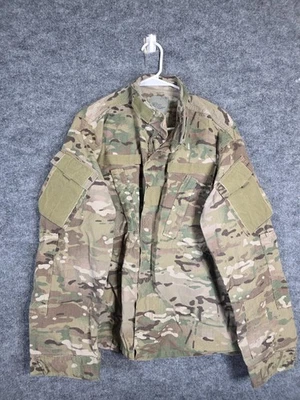 Jaqueta masculina uniforme de combate exército dos EUA grande curta multicâmera camuflagem FR OCP casaco - Imagem 1 de 4