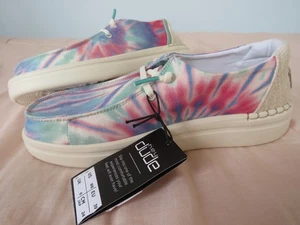 Hey Dude Wendy Rise “Candy Tie-Dye” Slip-On Shoes - Women’s 7, 8, 9 - NWT, $60 - Picture 1 of 13